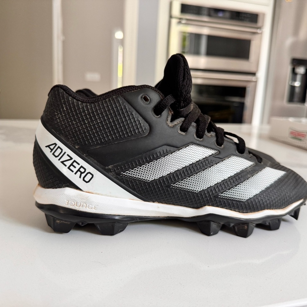Adidas Black and White Sneakers with Three Stripes
